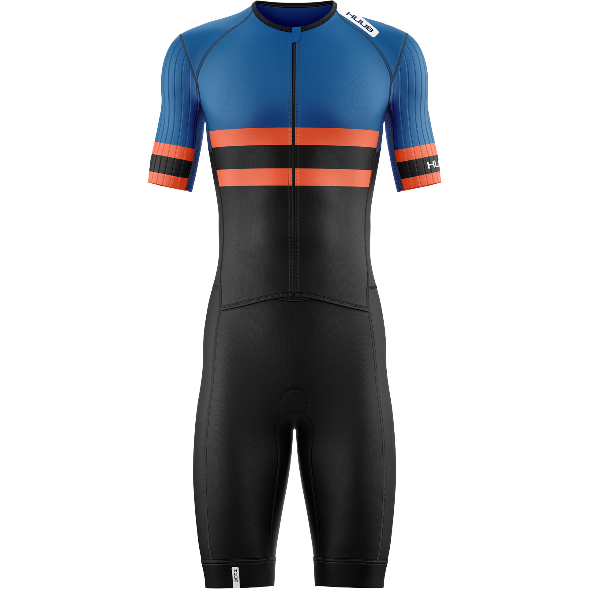 2026 HUUB Mens Tri Band Pro Tri Suit TRIBPTSBO - Blue / Orange